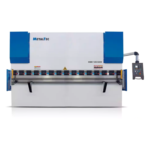 Фото MetalTec HBM 125/3200M (E22, ручная компенсация прогиба, инвертор заднего упора) листогибочный гидравлический пресс в интернет-магазине ToolHaus.ru
